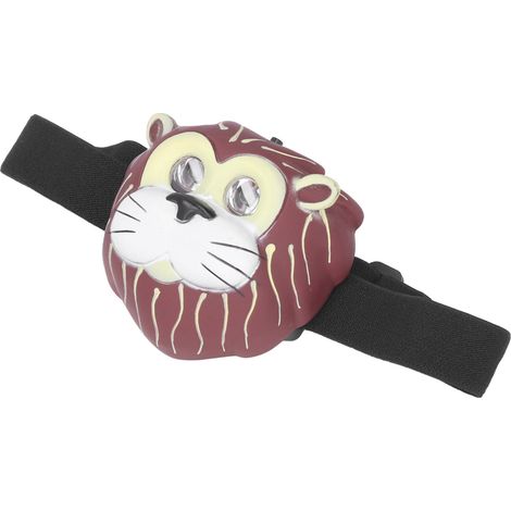 LED-Stirnlampe für Kinder mit Löwenmotiv, Cartoon-Stirnlampe für Kinder, batterieloses Leuchtspielzeug (1/5)