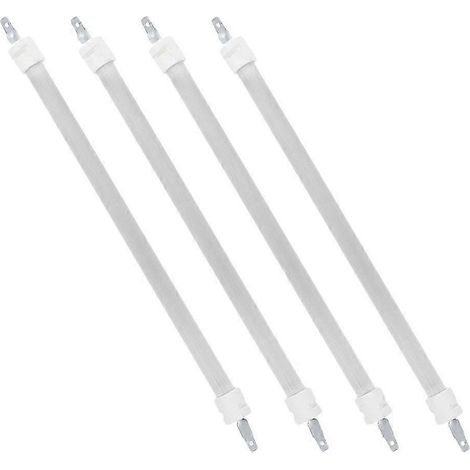 Kits de remplacement pour 4 éléments chauffants à tube de quartz, accessoires pour radiateurs électriques en céramique blanche, chauffage rapide, compatibles avec une utilisation à domicile ou au bure (1/5)