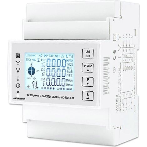 Digitales Wattmeter TAC4300, Stromverbrauchsmesser, Voltmeter (1/5)