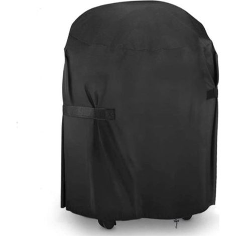 Telo di copertura per barbecue, copertura protettiva per barbecue, 77 x 90 cm, copertura universale per barbecue, tessuto Oxford 420D, impermeabile, resistente alle intemperie, copertura nera per uso (1/5)