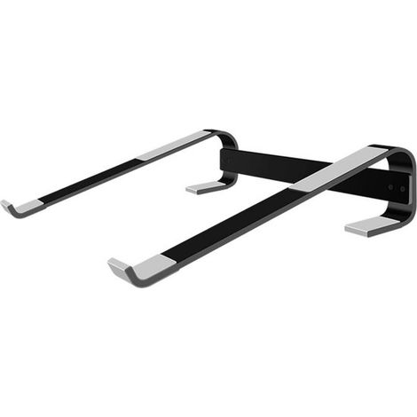 Supporto per laptop da scrivania - Realizzato in lega di alluminio - Con fori di ventilazione - Compatibile con la maggior parte dei laptop (1/5)