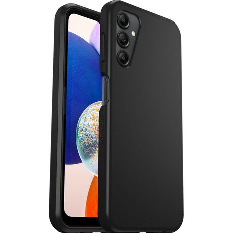OtterBox React Series - Carcasa trasera para telfono mvil - antimicrobiano - policarbonato, elastmero termoplstico (TPE) - negro - para Samsung Ga (1/3)
