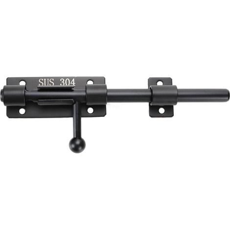 8-Zoll-Zylinderriegel, Hochleistungs-Schieberiegel-Torriegel, massiver Türriegel aus Edelstahl 304, Bodenriegel, Hardware für Zaun, Hoftor, Tor (1/3)