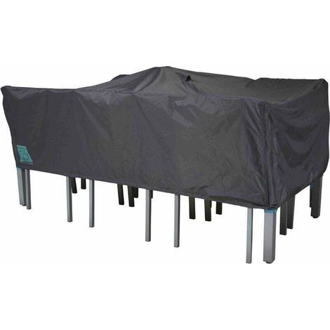 Housse salon de jardin 200 x 130 x 60 cm grise - Gris (1/5)