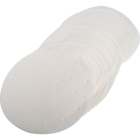 Papier Dim Sum pour Cuiseur Vapeur en Bambou, Antiadhésif, Tapis Sous Vapeur, Cuisine, Restaurant, 3 Tailles, 50 Pièces (10 pouces). (1/3)
