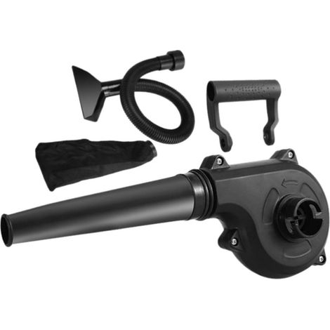 Souffleur électrique portatif compact en métal et ABS, convertible en meuleuse d'angle, pour usage industriel et domestique. Idéal pour la maison et l'industrie. Fabriqué en métal et ABS. (1/5)