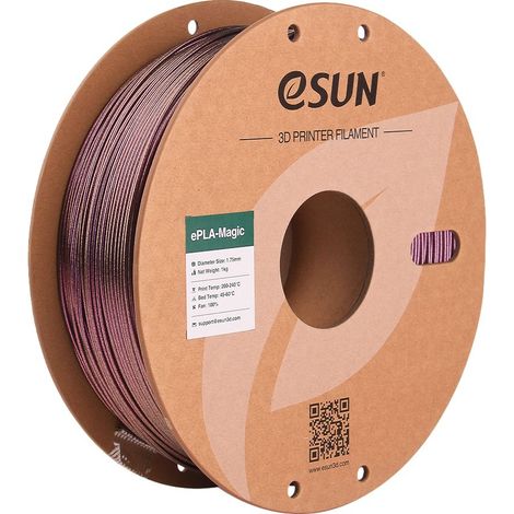 Filamento per stampante 3D esun epla-magic effetto glitter precisione 0,05mm