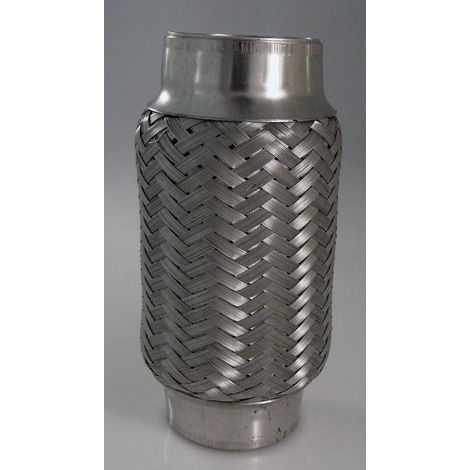 Raccord flexible Echappement type DD - L150 - D50 - Double tresse (1/2)