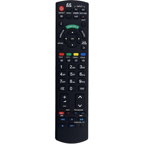 Télécommande de remplacement N2QAYB000496 pour téléviseur LCD Viera TH-L32D25A, TH-L32S25A, TH-L37D25A, TH-L37S25A, TH-L42D25A et TH-P42V20A (1/4)