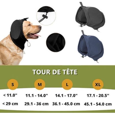 Cache-oreilles pour chiens, bandeau antibruit pour chiens, casque antibruit pour chiens, protection auditive pour chiens, couverture d'hiver L