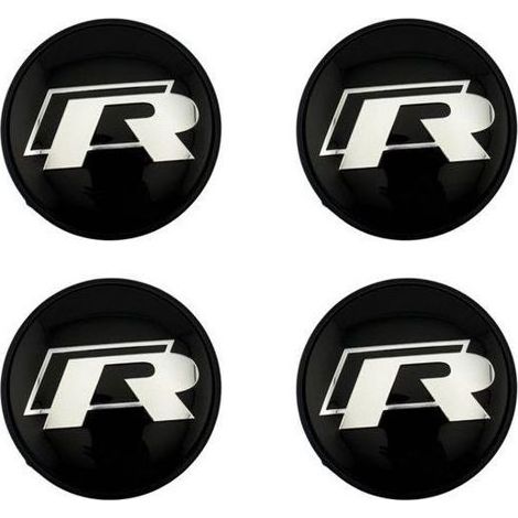 Radkappen - KZQ - 4 Stück - VW R-Line - 65 mm Schwarz VIDEO GAME X (1/4)