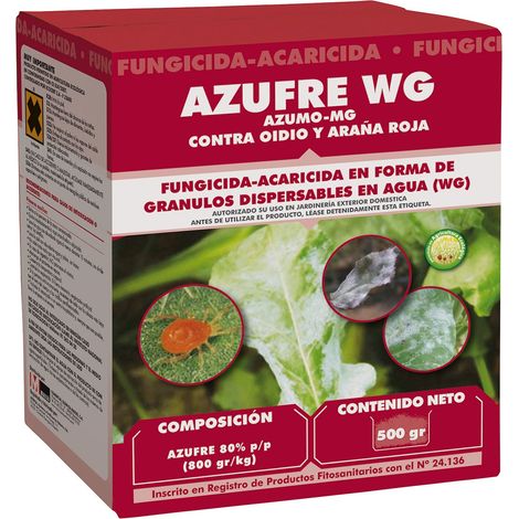 Massó Fungicida AZUFRE WG 500 JED (1/2)