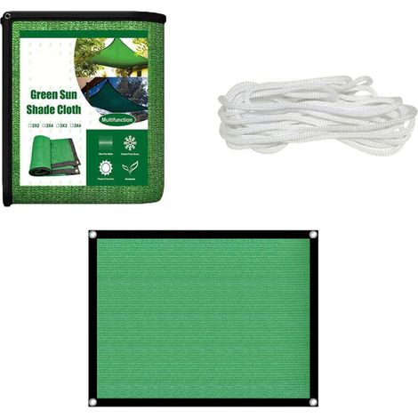 Toile d'ombrage verte résistante aux UV pour serre, jardin et parking (1/5)