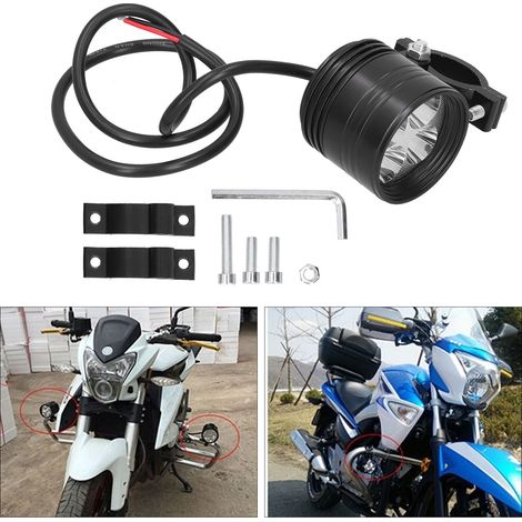 Mini projecteur LED pour véhicules électriques et motos, cordon d'alimentation étendu pour une utilisation avec quatre perles LED (J0020). (1/5)