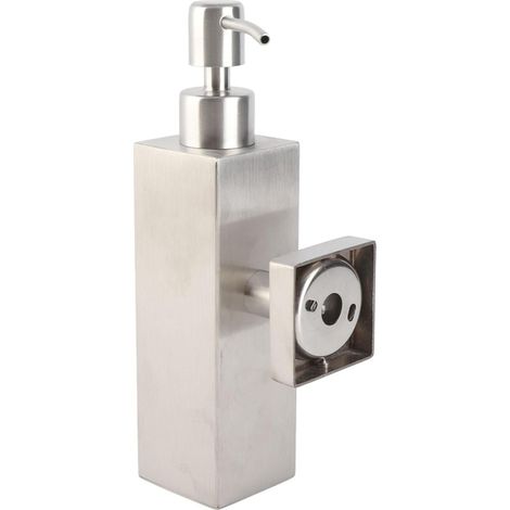 Distributeur de savon liquide mural en acier - pour usage domestique.-AquaForge (1/5)