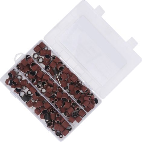Kit de 252 accessoires abrasifs pour meulage, ponçage et polissage avec outil rotatif multifonction (1/5)
