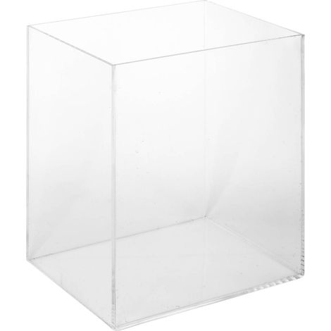 Cubo in vetro acrilico Elementi essenziali per il Natale 20x16x23cm - Feeric lights & christmas