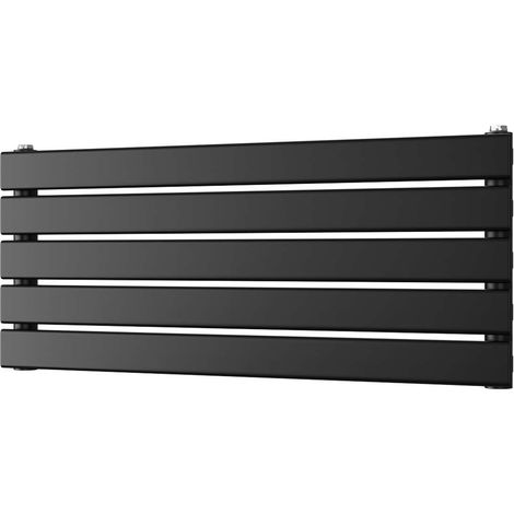 Typhoon Axis - Black Horizontal Radiator H340mm x W800mm Single Panel (1/3)