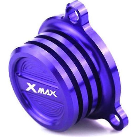 Compatible with Yamaha Xmax250 ABS/300/400 Modified CNC Oil Filter Cap Protector Cover Accessories( Blue one) (1/5)