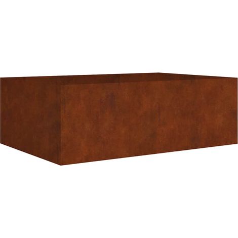 Maison Exclusive - Fioriera Rialzata da Giardino 120x80x40 cm in Acciaio Corten (1/5)