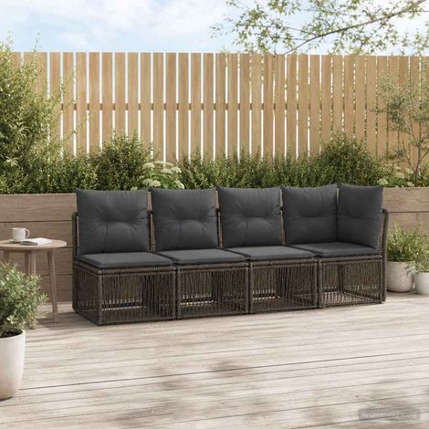 Teenpull – 4-Sitzer Sofa mit linker Armlehne 4 pcs 4-Sitzanzahl Grau (1/5)