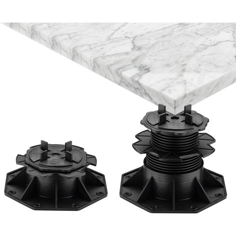 Wiltec Stelzlager Stellfüße 60-140 mm für Stein 600 kg Traglast, Terrassenlager für Terrassenplatten (1/5)