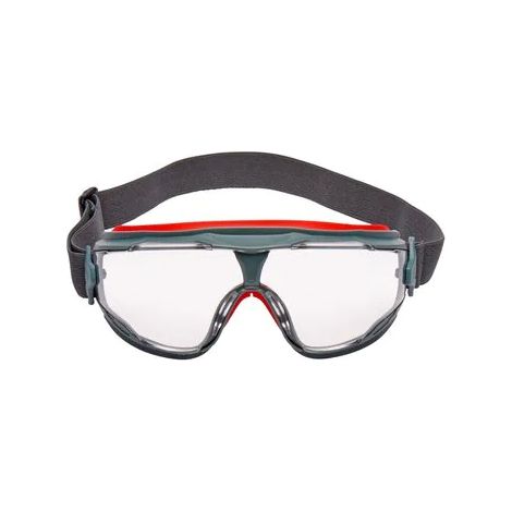 3M Goggle Gear 500 GG501 Occhiali a mascherina antiappannante Grigio, Rosso (1/5)