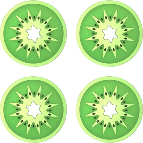 6 dessous de verre rond, antidérapant en liège naturel, résistant à la chaleur et absorbant, pour cuisine, bar, café et décoration intérieure (1/5)