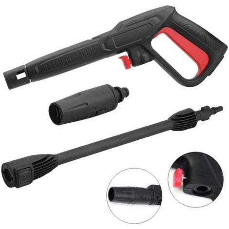 Nettoyeur haute pression，Pistolet à eau haute pression pour nettoyeur de voiture AR/Black&Deck/Bosch AQT (1/4)