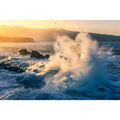 Papier peint panoramique maritim,naturel Éléments Explosifs (1/4)