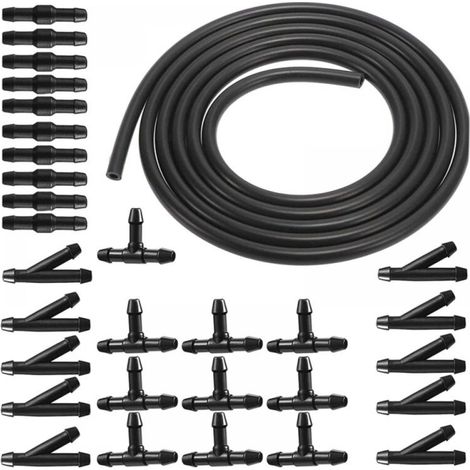 Kit de manguera limpiaparabrisas, manguera de líquido lavaparabrisas 3M, boquilla limpiaparabrisas, manguera de rociado de lavaparabrisas (1/4)
