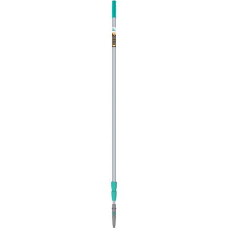 Asta telescopica in alluminio 3 pezzi da 200 cm. con attacco Lampo
