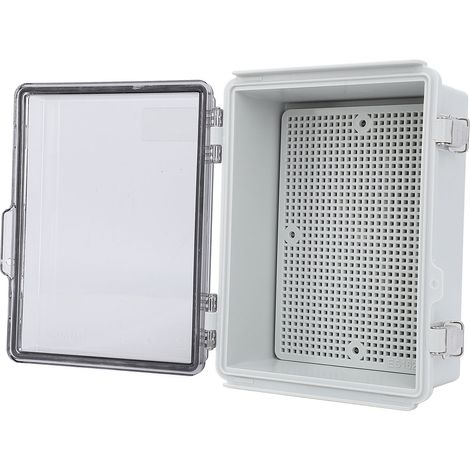 Boîte de jonction électrique transparente étanche IP67 pour alimentation électronique et équipements satellites (1/5)