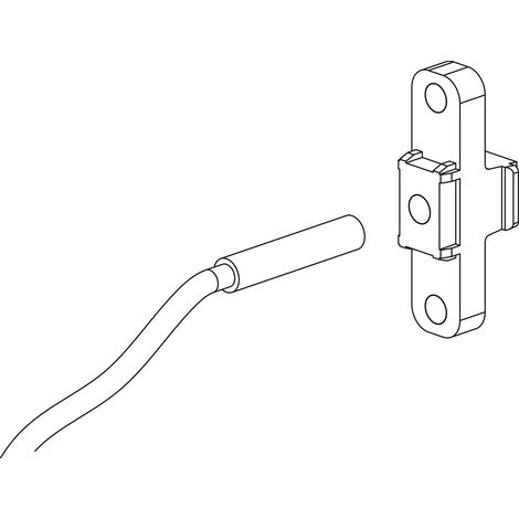 GU HS Verschlussüberwachung Schema A innovativer Türbeschlag für Fenster- und Türsysteme - mit praktischem 4m langen Kabel, weiß