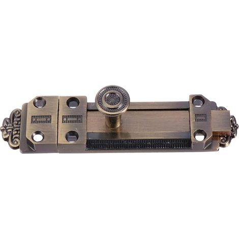 Serrure Coulissante De Porte Verrou De Porte Ancien En Alliage De Zinc Noyau De Boulon Pour Salle De Bain Cuisine Et Garage (1/4)