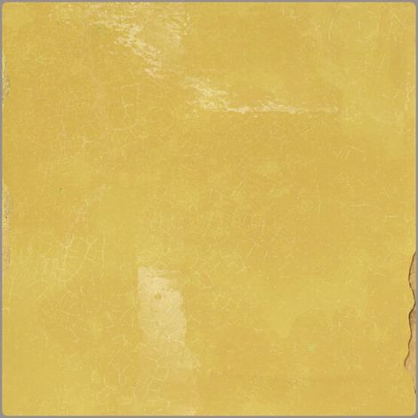 Carrelage mural faience effet graphique MELLAH 13x13 cm Jaune - - boîte de 0.51 m2