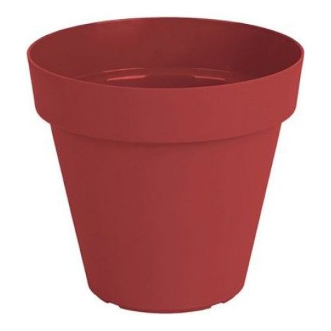 Pot Capri - 20 Cm - Rouge Fonce - Pour Cuisine Maison - 1 Unite (1/2)