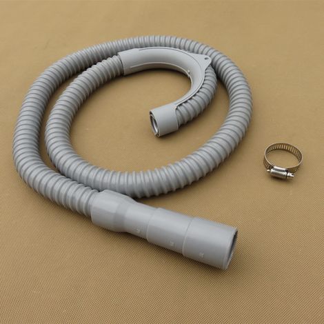 Tuyau de vidange allongé pour lave-linge à tambour multifonctions, tuyau de vidange antidéflagrant et résistant aux fissures (1/5)