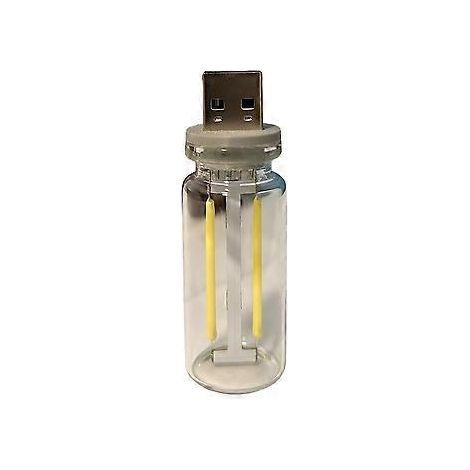 USB-Auto-Innenraumbeleuchtung, Mini-LED-Lampen mit USB-Anschluss für Schlafzimmer, Kinderzimmer, Auto, Rot