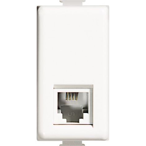 Presa telefono RJ11 compatibile bticino matix come AM5958/11n
