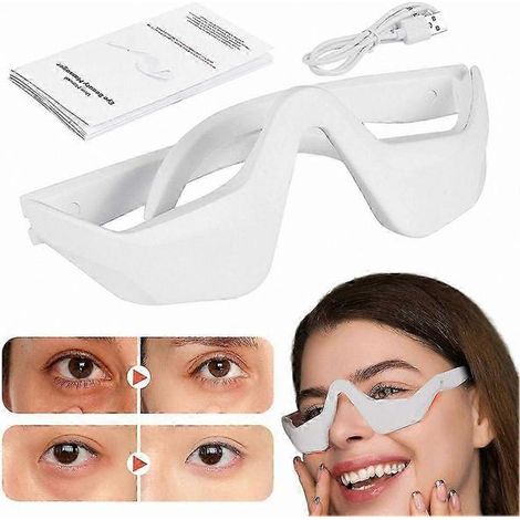 Filiyano – masseur oculaire EMS pour – Lunettes de luminothérapie Revital Eyes à lumière rouge, masseur oculaire EMS pour les cernes, les poches et (1/5)