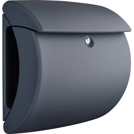 Burg Wächter 35650 PEARL 886 Cassetta della posta Plastica Grigio - Granito (opaco) Serratura a chiave