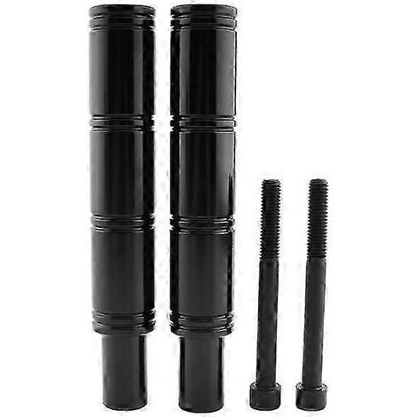 2x Support de phare de moto, fixation, porte-phare, rallonge de projecteur pour Rninet 17-22 (noir) (1/5)
