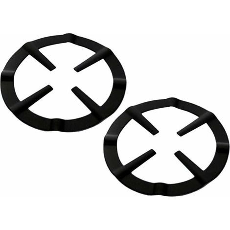 Lot de 2 anneaux pour cuisinière à gaz,plaque de cuisson à gaz,croix,support de casserole,grille de réchaud à gaz,anneau de fixation pour cafetière à expresso,four et cuisine (1/5)