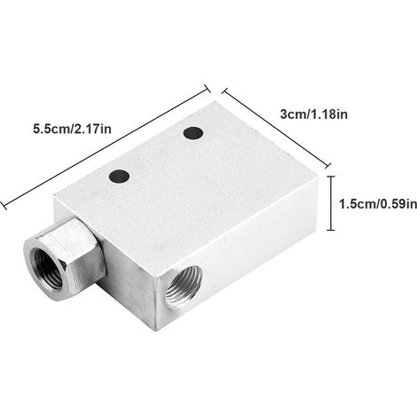 CV-10HS Raccord fileté femelle 1/8"PT pour générateur d'extraction sous vide (1/5)
