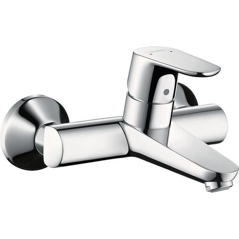 hansgrohe Focus Waschtischmischer, Aufputz, Ausladung 180mm, (1/3)