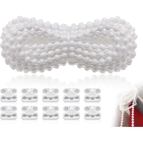 Ersatzkette für Rollos – 5 m – mit 10 Kettenverbindern für Rollos (1/5)