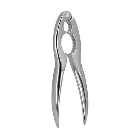 Metaltex Cascanueces robusto de metal cromado inoxidable 15,5 cm (1/3)