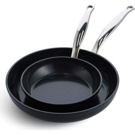 GreenPan Barcelona Pro 2Tlg Bratfpfanneset 20+28cm Schwarz