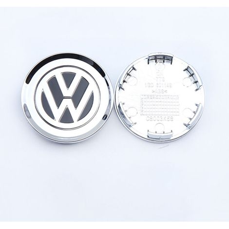 4 Stück VW 58mm Radkappen, Radzierblenden mit Logo für Fahrzeugmodifikation